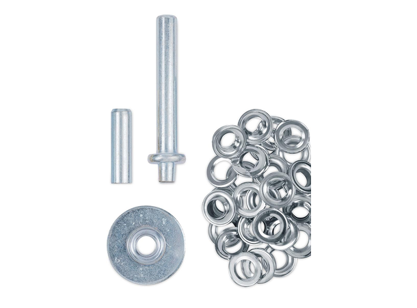 Maljeverktøy m/ 30 stk maljer Aluminium - 12,5 mm 